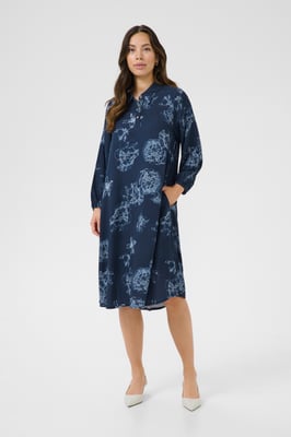 Jurk A-shape blue navy
