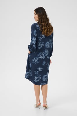 Jurk A-shape blue navy