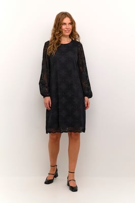 Jurk A-shape black