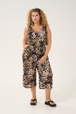 Jumpsuit Loose fit leopard