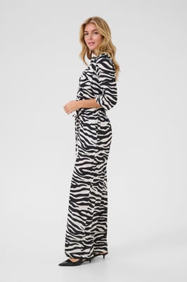 Jumpsuit Regular fit black offwhite