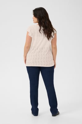 Mouwloos shirt Regular fit Chalk CC. white