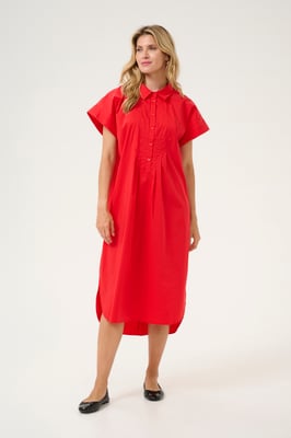 Jurk Oversize fit Fiery Red