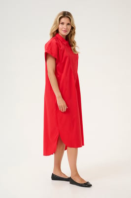 Jurk Oversize fit Fiery Red