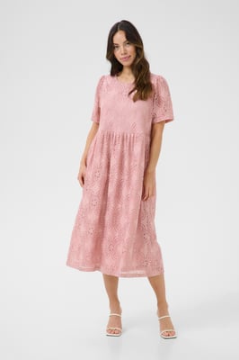 Jurk Feminine Pale Mauve rose