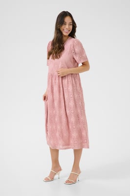 Jurk Feminine Pale Mauve rose