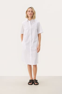 Jurk Baggy fit Bright White