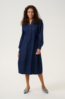 Jurk Casual fit Rinse Wash blue