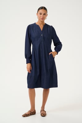 Jurk Casual fit Rinse Wash blue