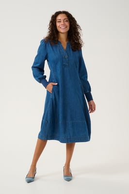 Jurk Casual fit Dark Blue Wash dark blue
