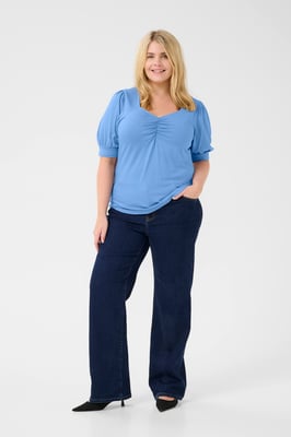 T-shirt Tight fit Ebb and Flow blue