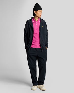 Lyle & Scott Polo Shirt met Tipped - Turquoise