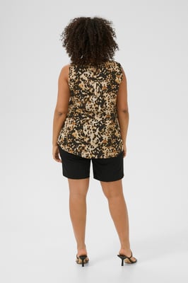 Top Regular fit Leopard Print