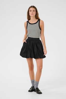 Jersey top Slim fit Ova black stripe black white