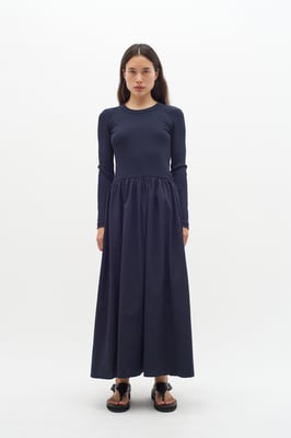 Jurk Slim fit Marine Blue dark blue