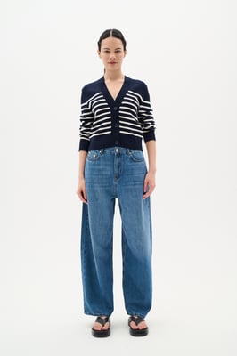 Jeans Boyfriend fit Washed Denim blue