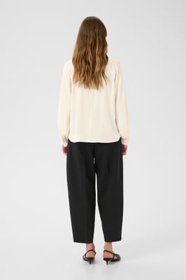 Blouse met lange mouwen Regular fit Whisper White