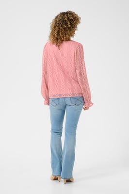 Blouse met lange mouwen Regular fit Blush rose