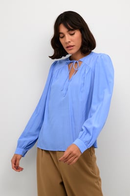 Blouse met lange mouwen Regular fit Vista Blue