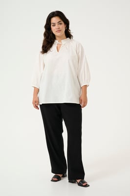 Blouse met lange mouwen Regular fit Chalk Flower Embroidery floral