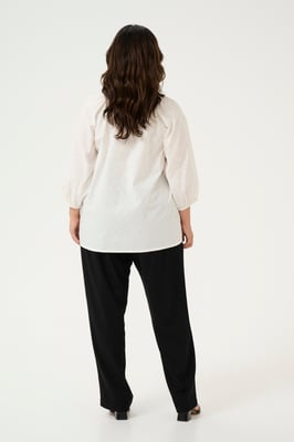 Blouse met lange mouwen Regular fit Chalk Flower Embroidery floral