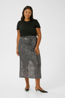 Rok Regular fit Silver Sequin silver