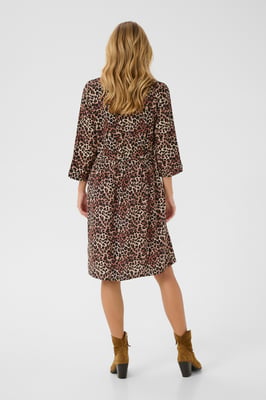 Jurk Feminine Leopard Mix leopard