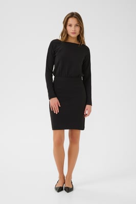 Jersey jurk Relaxed fit Blac