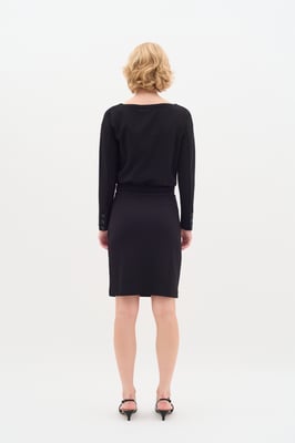 Jersey jurk Relaxed fit Blac