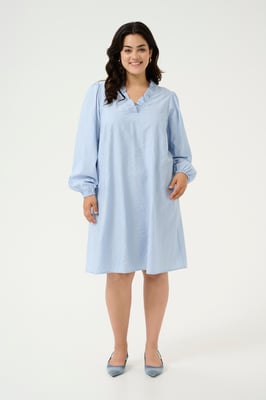 Jurk A-shape blue