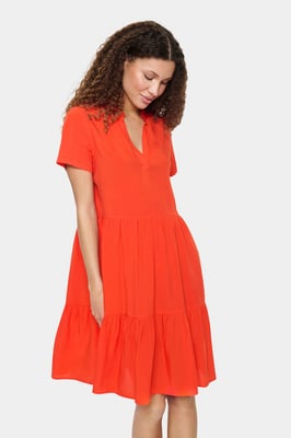 Jurk Loose fit Poinciana rose