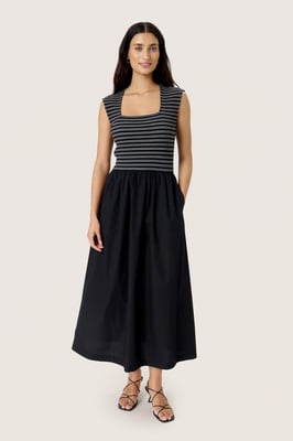 Jersey jurk Feminine black