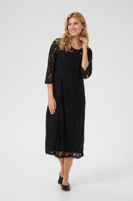 Jersey jurk Feminine Pitch Blac