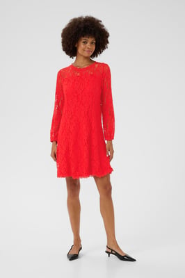 Jurk Feminine High Risk Red