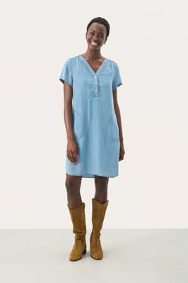 Jurk Feminine blue
