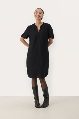 Jurk Regular fit black