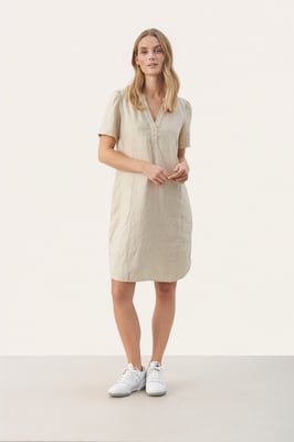 Jurk Regular fit offwhite