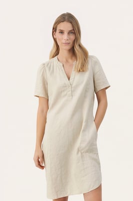 Jurk Regular fit offwhite