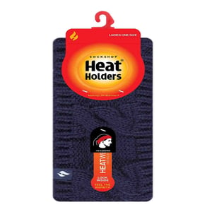 Dames Kabelgebreide Fleece Gevoerde Thermische Winter Oorwarmers Hoofdband