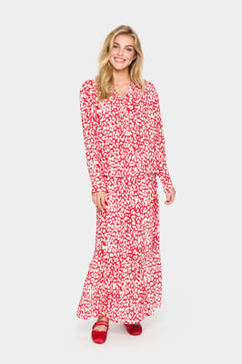 Shirt met lange mouwen Regular fit Crimson Leopard