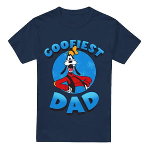 Disney Heren Goofiest Papa Goofy T-Shirt (Marine)
