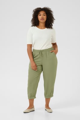 Capribroek Regular fit Oil Green