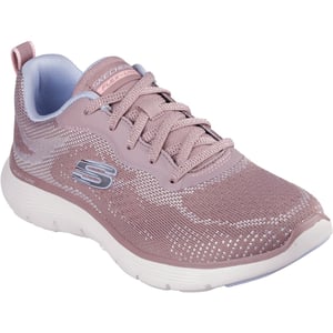 Skechers Flex Appeal 5.0 Cruising Thru Textiel Dames Sneakers Lila/Lichtblauw