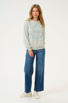 Sweatshirt Loose fit Grey Melange