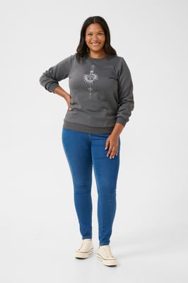 Sweatshirt Loose fit Black Oyster