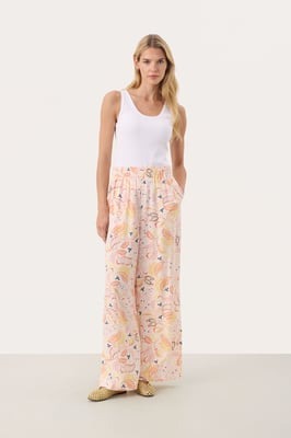 Casual broek Easy fit Multi Paisley Print multicolour