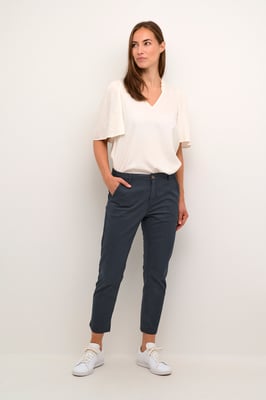 Casual broek Regular fit Salute blue