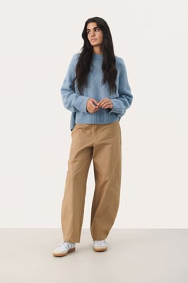 Casual broek Classic fit Cartouche beige