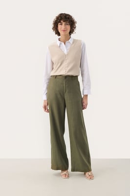 Casual broek Classic fit Kalamata green