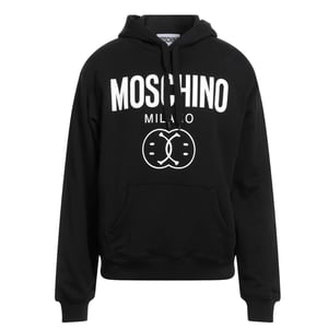 Moschino Double Smiley Zwarte Hoodie